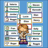 Science Name Tags - Editable