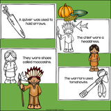Seminole Tribe Mini Book for Early Readers - Native American Activities