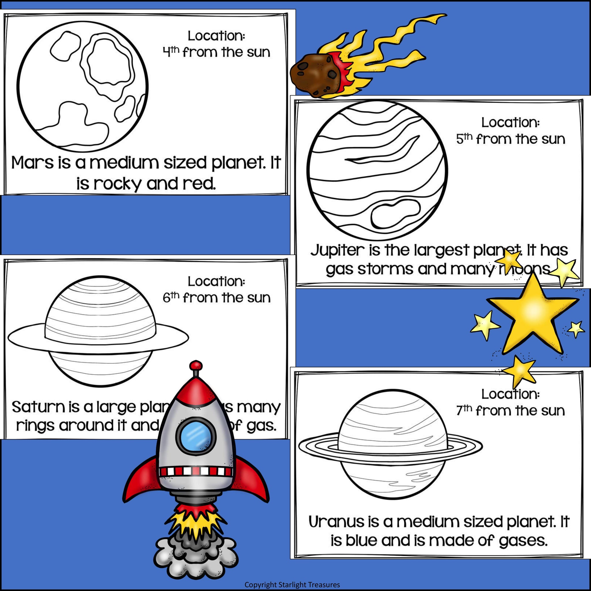 Solar System Comic Strips