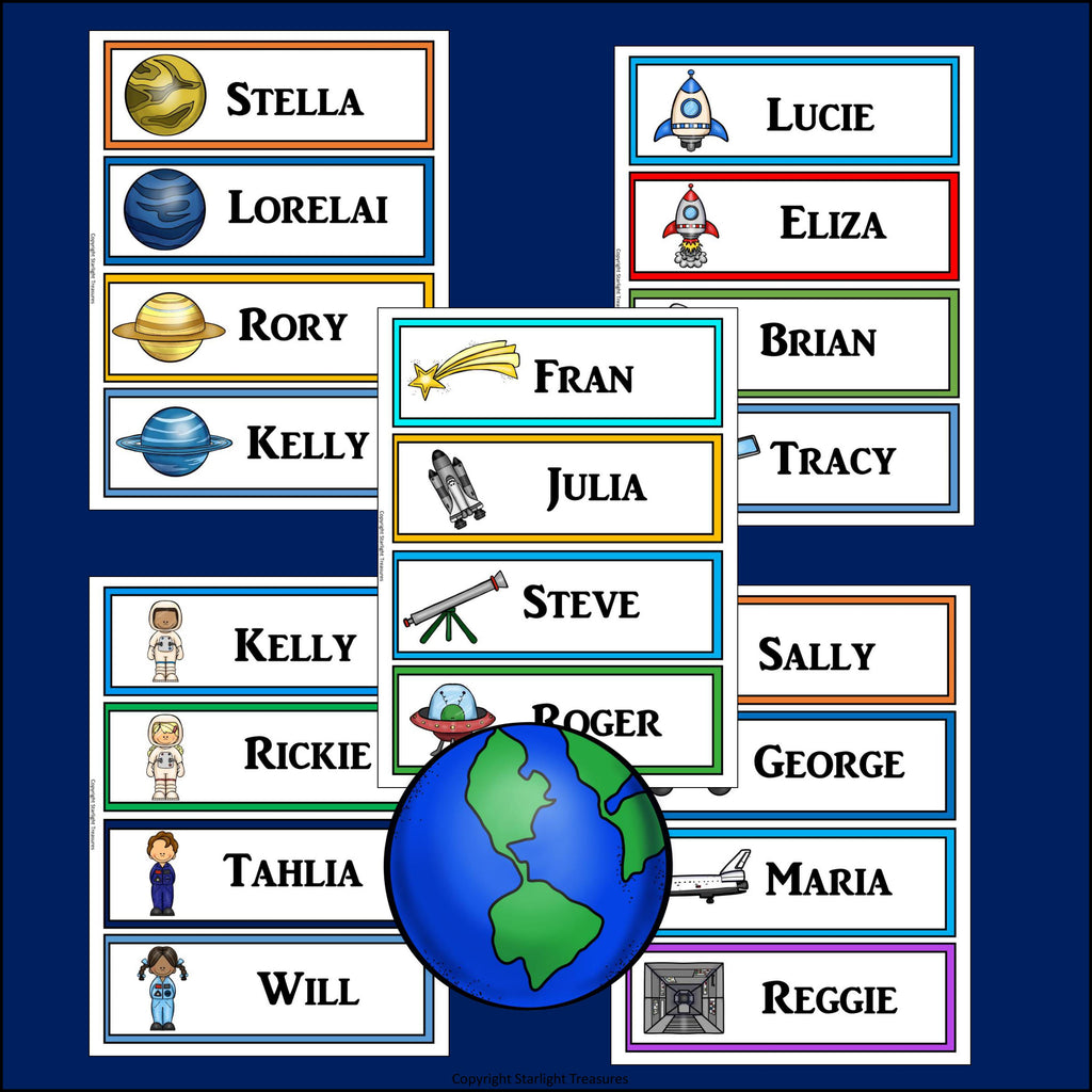 Space Name Tags - Editable