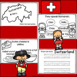 Switzerland Mini Book for Early Readers - A Country Study