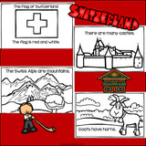 Switzerland Mini Book for Early Readers - A Country Study