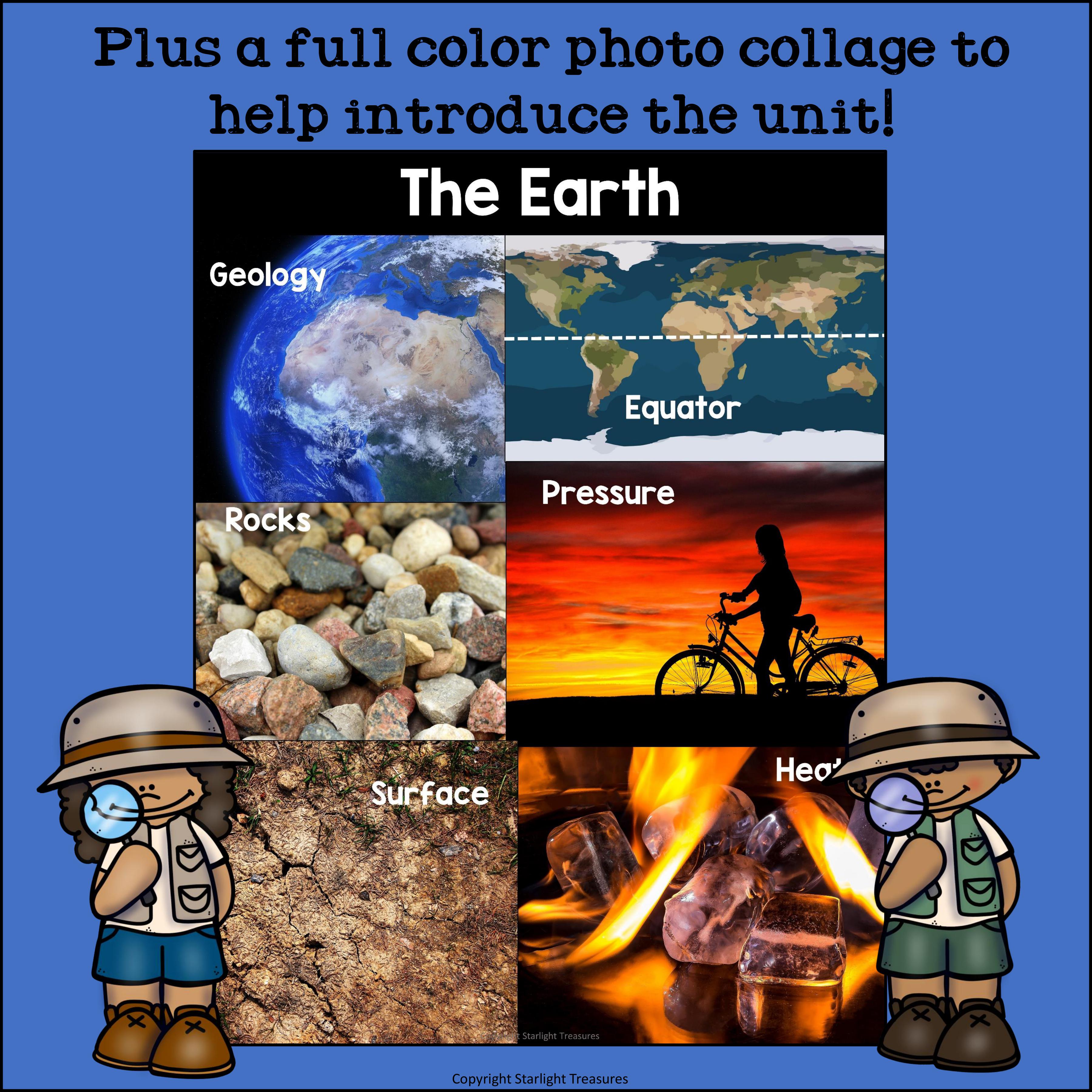 The Earth Mini Book for Early Readers: Geology and the History of the Earth