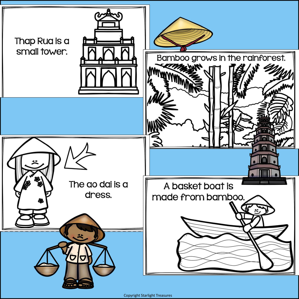Vietnam Mini Book for Early Readers - A Country Study