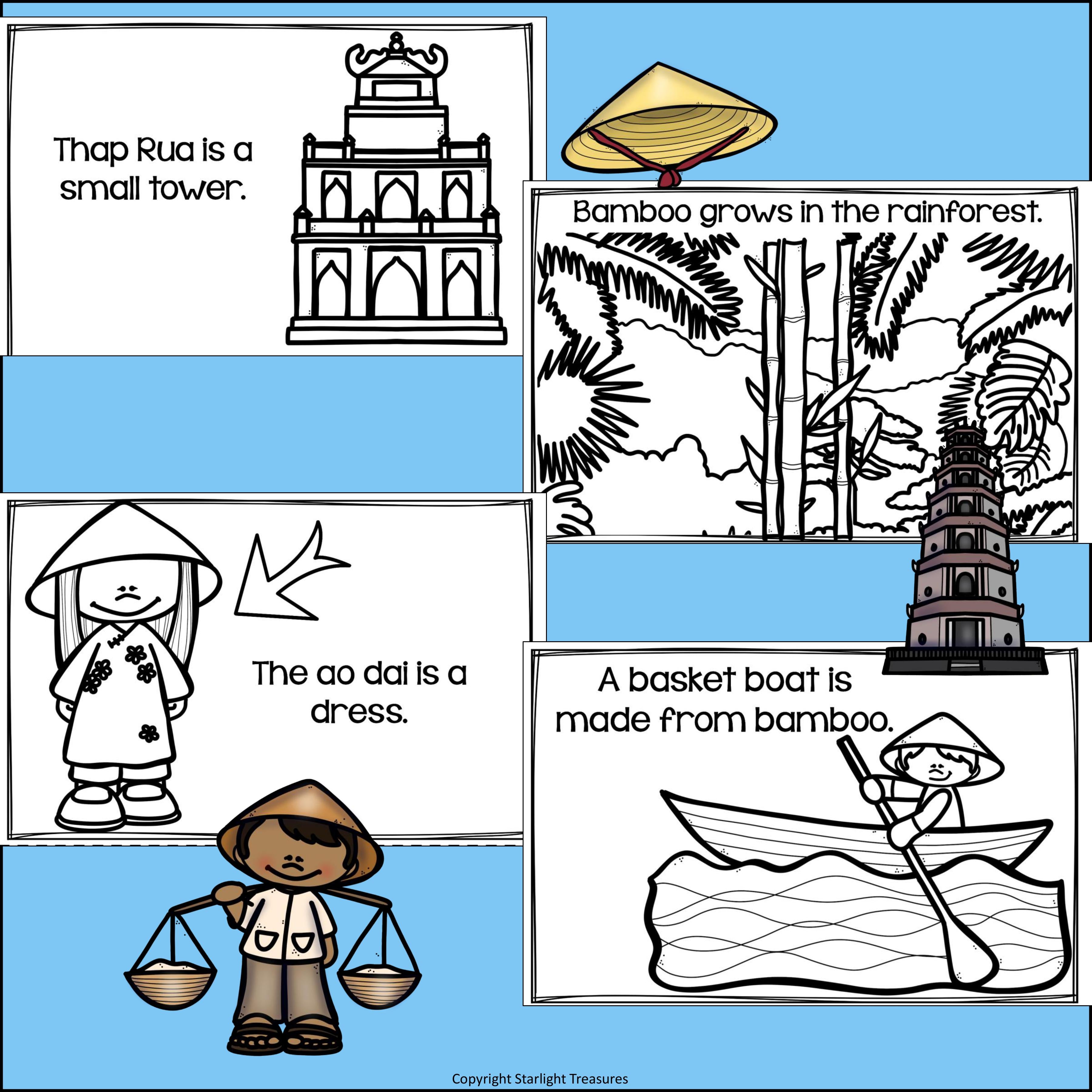 Vietnam Mini Book for Early Readers - A Country Study