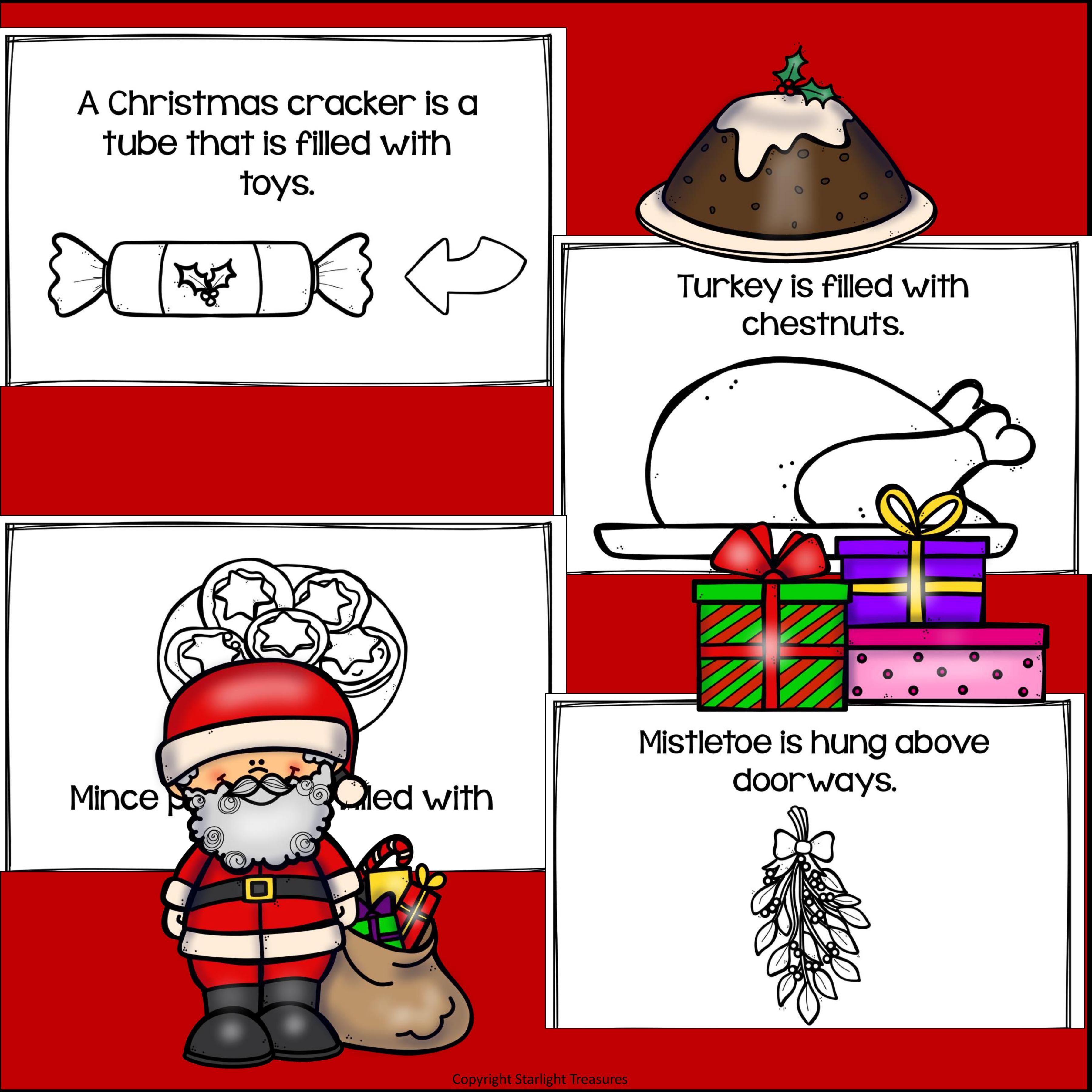 Christmas in England Mini Book for Early Readers