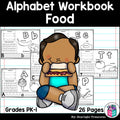 Worksheets A-Z Food Theme