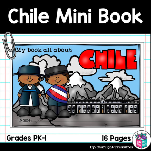 Chile Mini Book for Early Readers - A Country Study