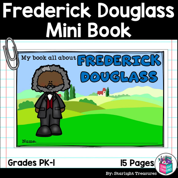 Frederick Douglass Mini Book for Early Readers: Black History Month