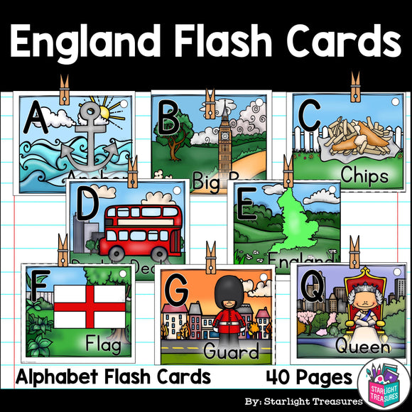 England Flash Cards