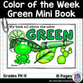 Colors of the Week: Green Mini Book