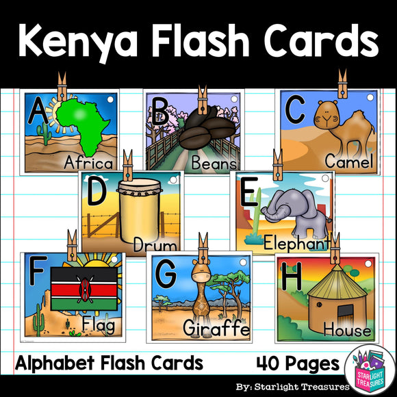 Kenya Flash Cards