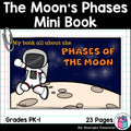 The Moon's Phases Mini Book for Early Readers: Phases of the Moon