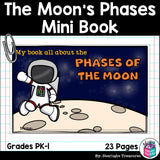 The Moon's Phases Mini Book for Early Readers: Phases of the Moon