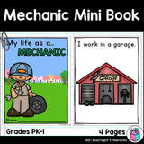 Mechanic Mini Book for Early Readers 
