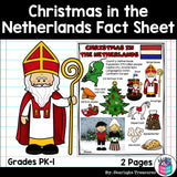 Christmas in the Netherlands Fact Sheet for Early Readers