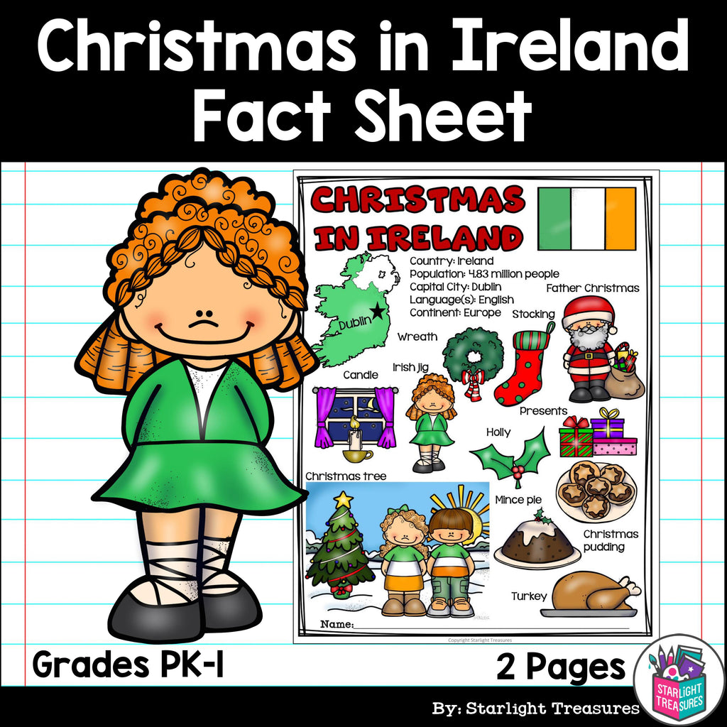 Christmas in Ireland Fact Sheet for Early Readers