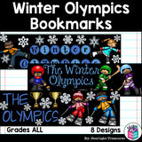 Winter Olympics 2018 Cut n' Color Bookmarks