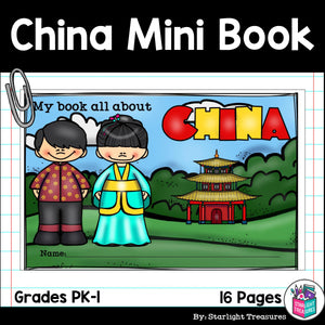 China Mini Book for Early Readers - A Country Study