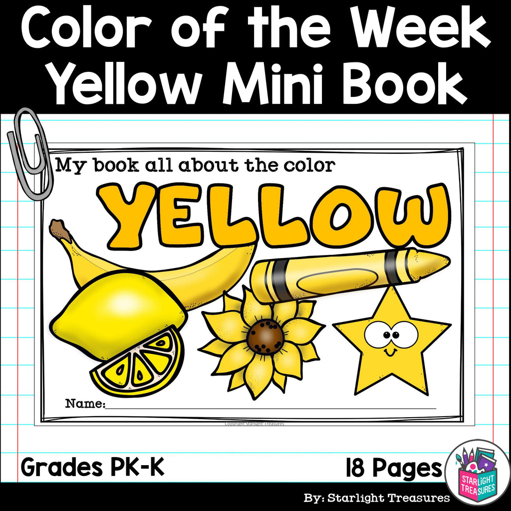 Colors of the Week: Yellow Mini Book 