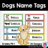 Dogs Name Tags - Editable