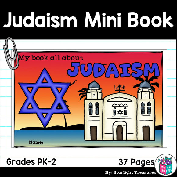 Judaism Mini Book for Early Readers: World Religions