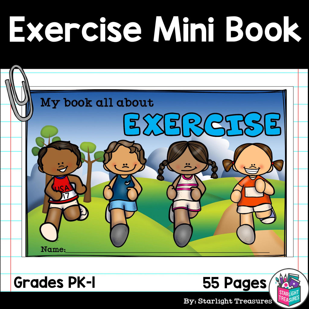 Exercise and Sports Mini Book for Early Readers
