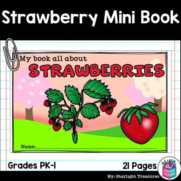 Strawberry Mini Book for Early Readers