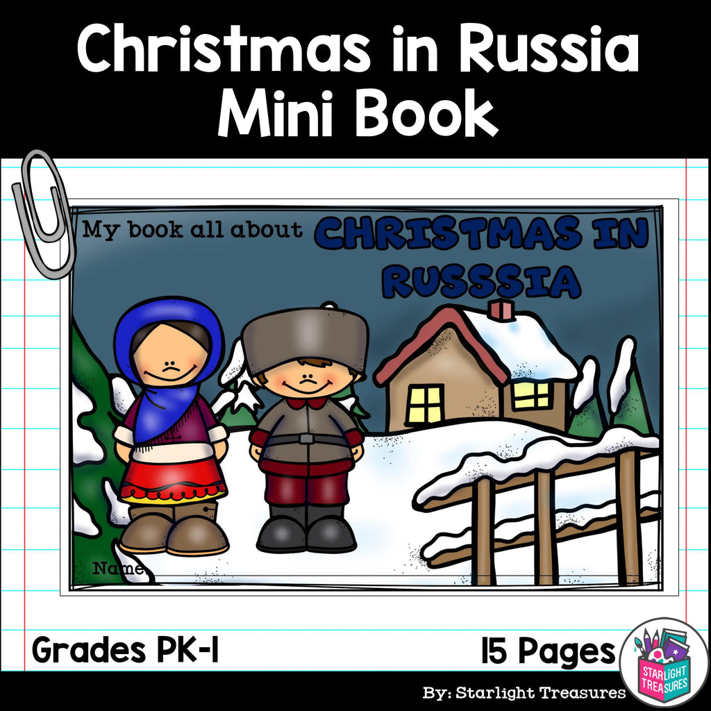 Christmas in Russia Mini Book for Early Readers