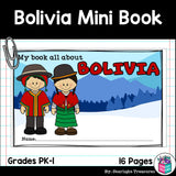 Bolivia Mini Book for Early Readers - A Country Study