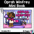 Oprah Winfrey Mini Book for Early Readers: Women's History Month
