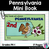 Pennsylvania Mini Book for Early Readers - A State Study