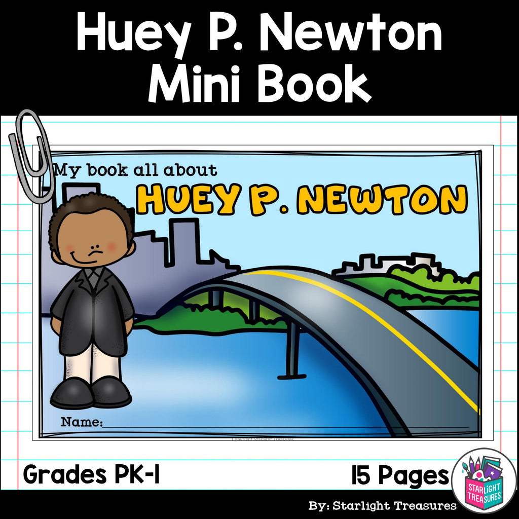 Huey P. Newton Mini Book for Early Readers: Black History Month