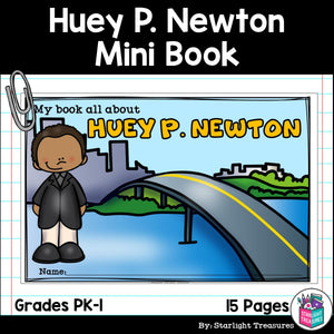 Huey P. Newton Mini Book for Early Readers: Black History Month