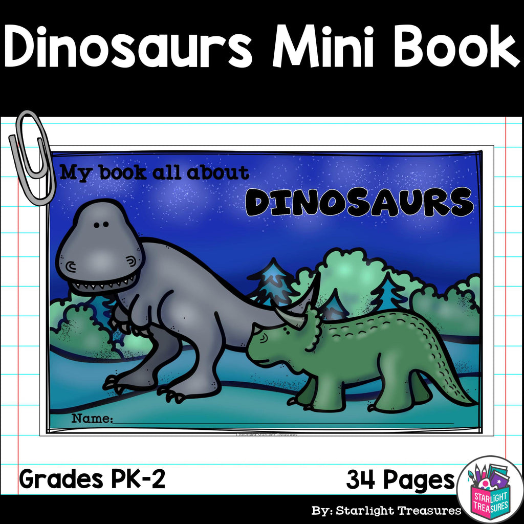 Dinosaurs Mini Book for Early Readers