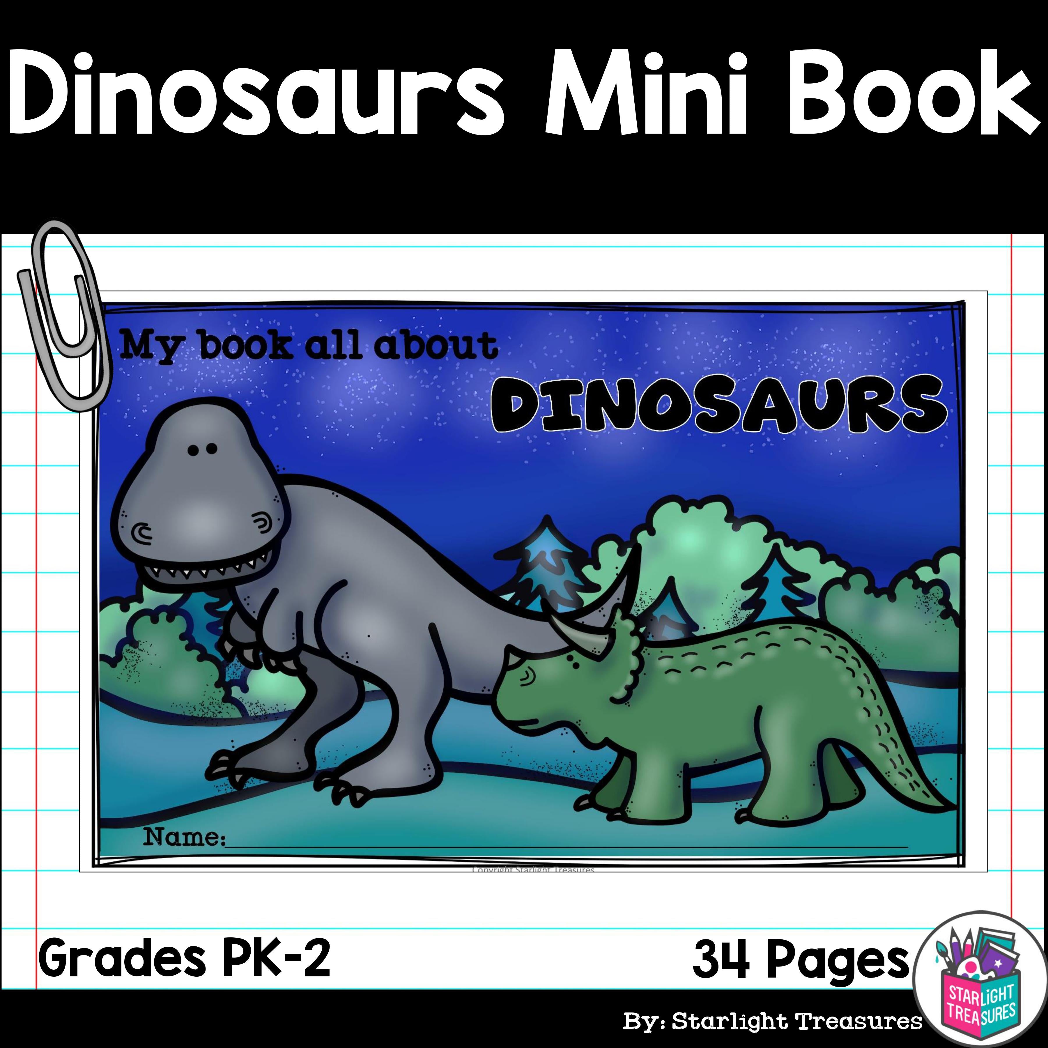 Dinosaurs Mini Book for Early Readers
