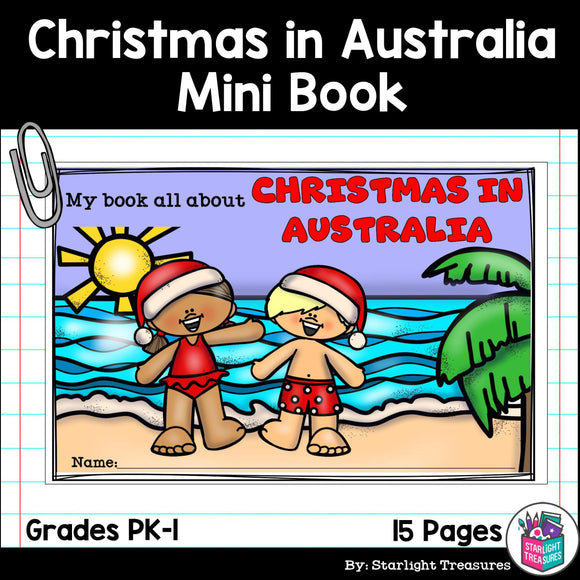 Christmas in Australia Mini Book for Early Readers