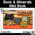 Type of Rocks and Minerals Mini Book for Early Readers: Rock, Minerals, Gemstone