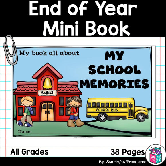 End of Year Mini Book - End of Year Memory Book