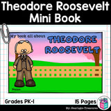 Theodore Roosevelt Mini Book for Early Readers: Presidents' Day