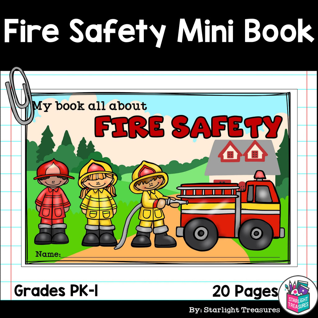 Fire Safety Mini Book for Early Readers