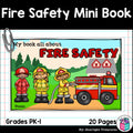 Fire Safety Mini Book for Early Readers