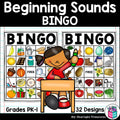 Beginning Sounds Bingo Cards for Early Readers - Alphabet Sounds Bingo FREEBIE