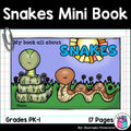 Snakes Mini Book for Early Readers