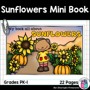 Sunflowers Mini Book for Early Readers