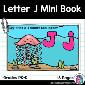 Alphabet Letter of the Week: The Letter J Mini Book