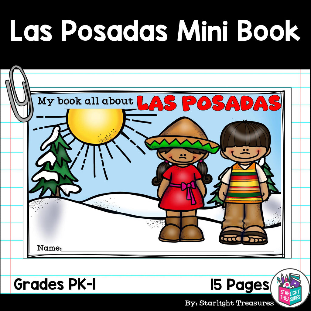 Christmas in Mexico: Las Posadas Mini Book for Early Readers