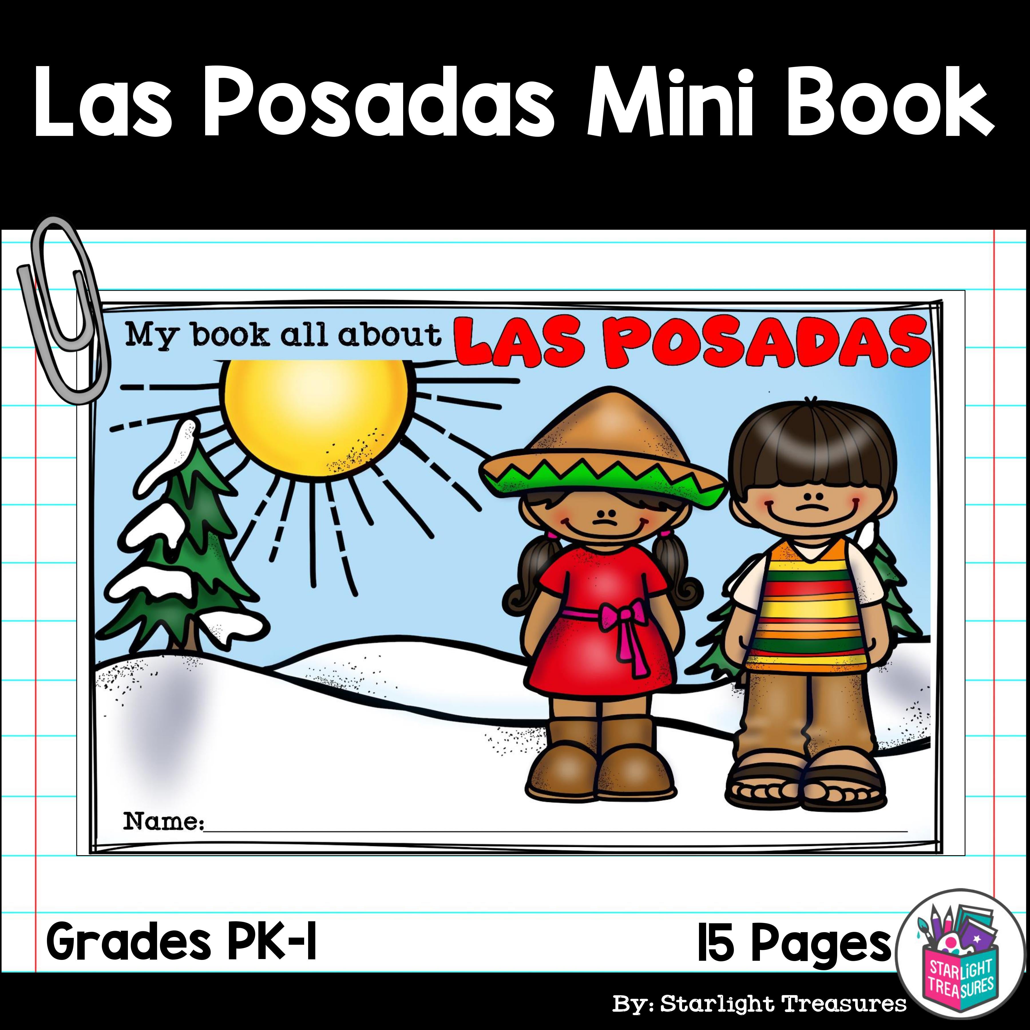 Christmas in Mexico: Las Posadas Mini Book for Early Readers