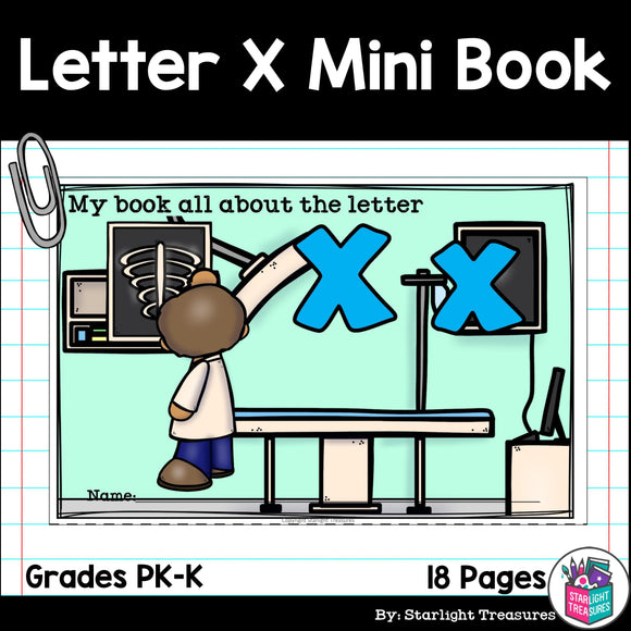Alphabet Letter of the Week: The Letter X Mini Book