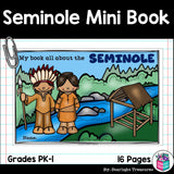 Seminole Tribe Mini Book for Early Readers - Native American Activities